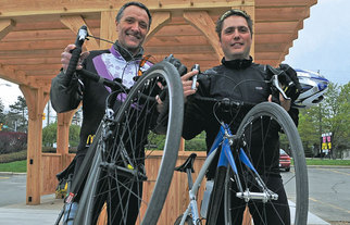 Kates Kause's Elmira Cycling Team members Joe Meissner and Fred Meissner in the Woolwich Observer