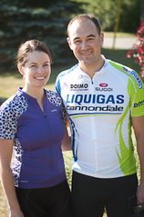 Chris Deruter  is a Member of the Elmira Woolwich Waterloo and Guelph based Kate's Kause Cycling Team 